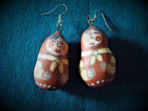 kolczyki ceramiczne matrioszki